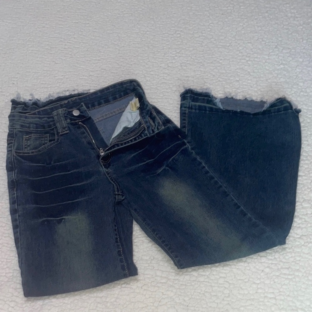 Women's Flare/Wide Leg Jeans - Dark Wash